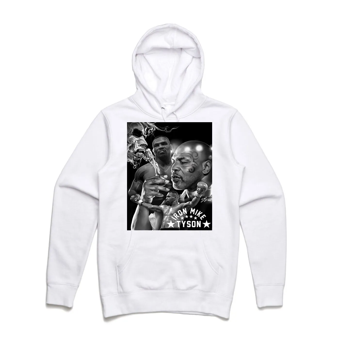 Art Society x Retro Kings BOXALL IRON MIKE HOODIE WHITE